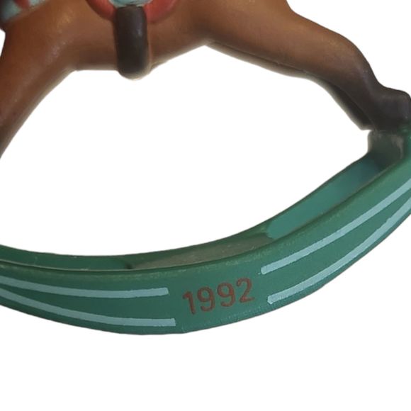 Rocking Horse Hallmark Keepsake Ornament 5th in series 1992 - Picture 8 of 13